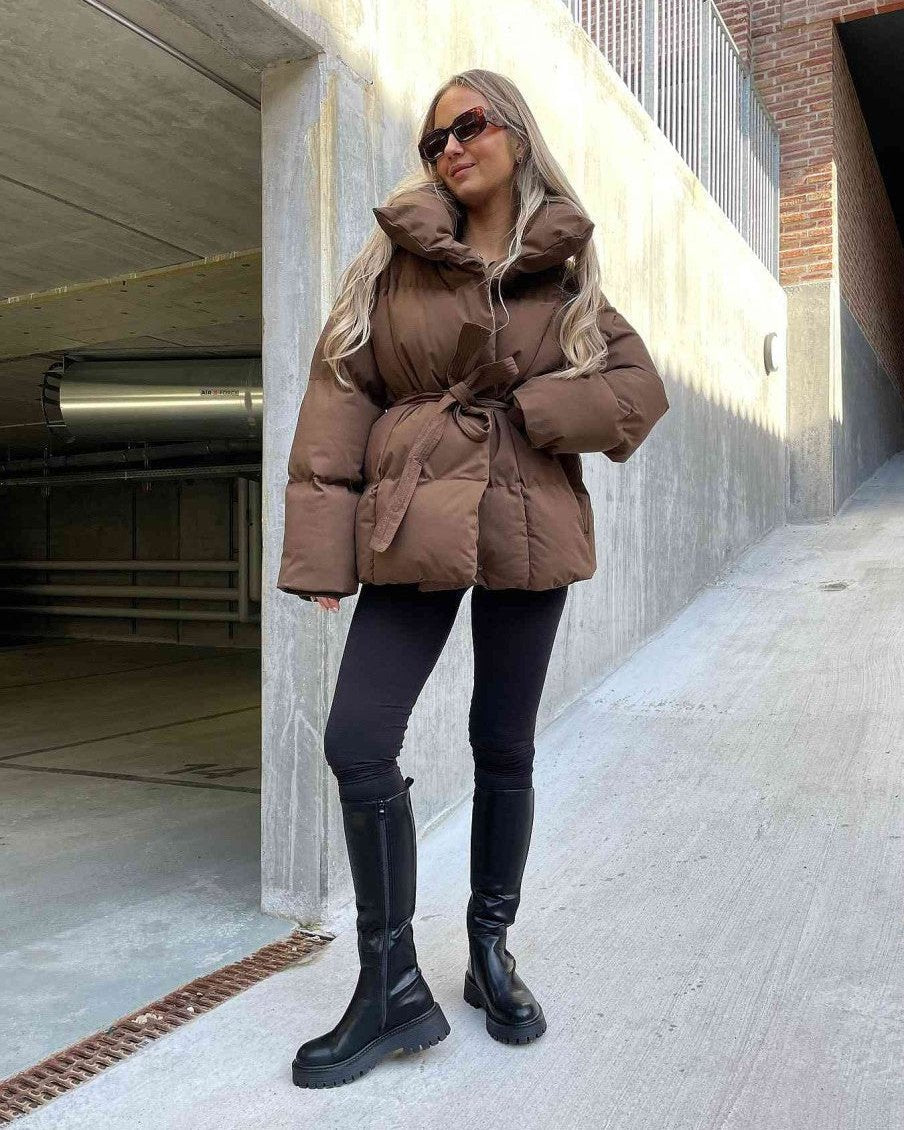 Agnes | Belted Winter Puffer