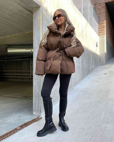Agnes | Belted Winter Puffer