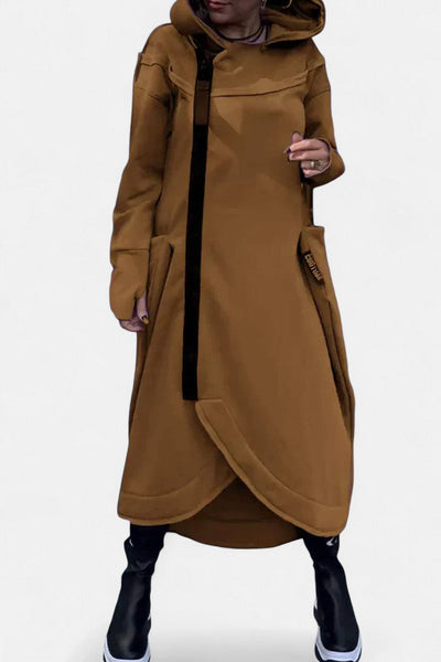 MANA | LONG HOODIE WITH ZIPPER