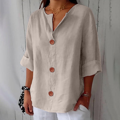 Noora™ | Relaxed Blouse for Timeless Elegance