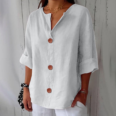 Noora™ | Relaxed Blouse for Timeless Elegance