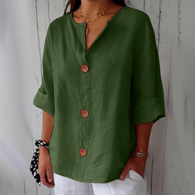 Noora™ | Relaxed Blouse for Timeless Elegance