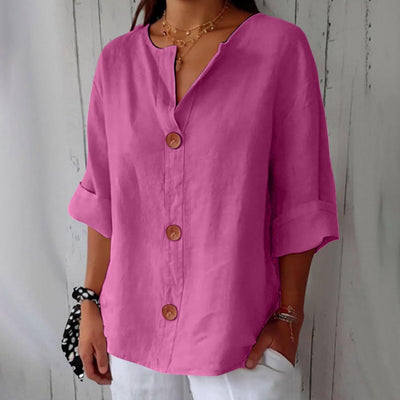 Noora™ | Relaxed Blouse for Timeless Elegance