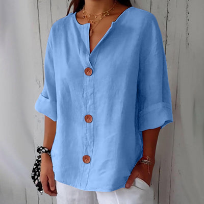 Noora™ | Relaxed Blouse for Timeless Elegance