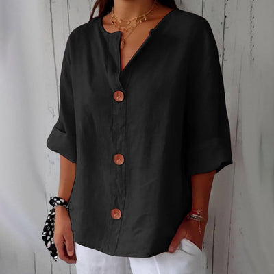 Noora™ | Relaxed Blouse for Timeless Elegance