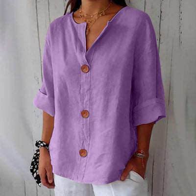 Noora™ | Relaxed Blouse for Timeless Elegance