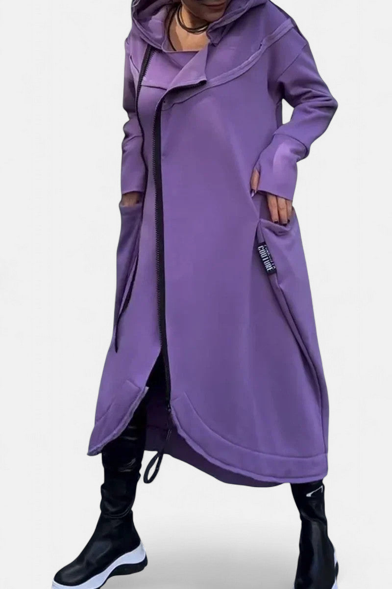 MANA | LONG HOODIE WITH ZIPPER