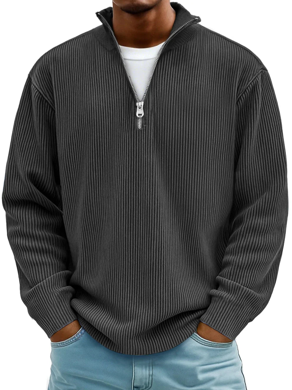 Elijah | Modern Half-Zip Sweater Ease (1+1 Free)