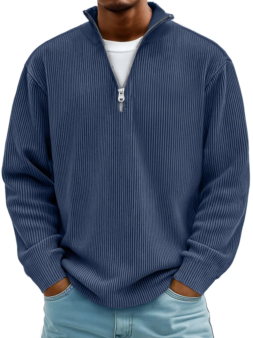 Elijah | Modern Half-Zip Sweater Ease (1+1 Free)