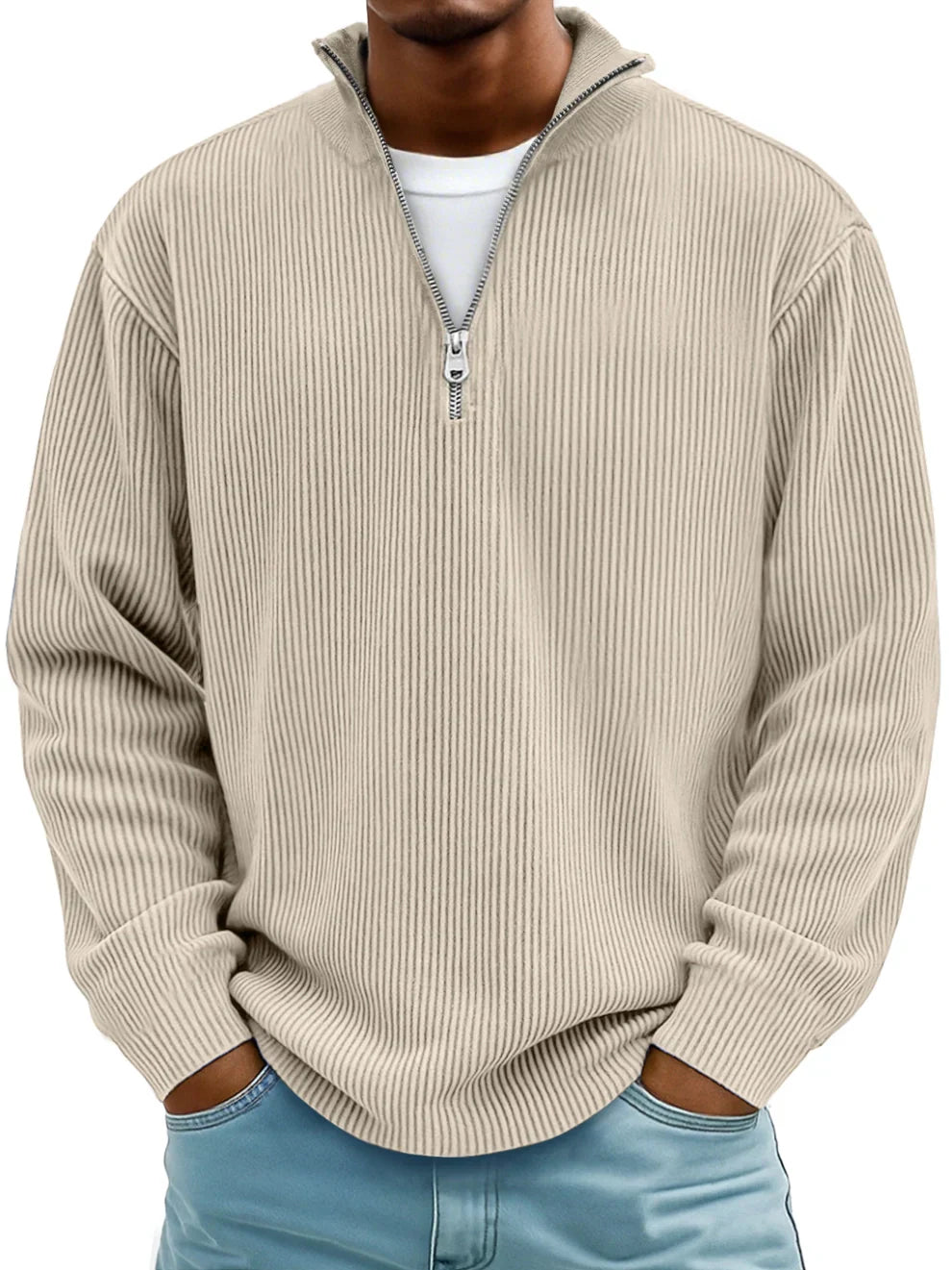Elijah | Modern Half-Zip Sweater Ease (1+1 Free)