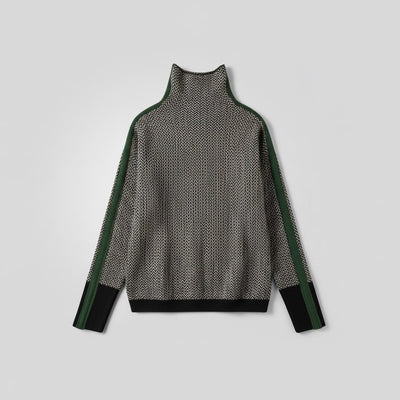 Elara | Turtleneck with Contrasting Stripes