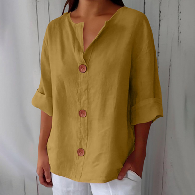 Noora™ | Relaxed Blouse for Timeless Elegance