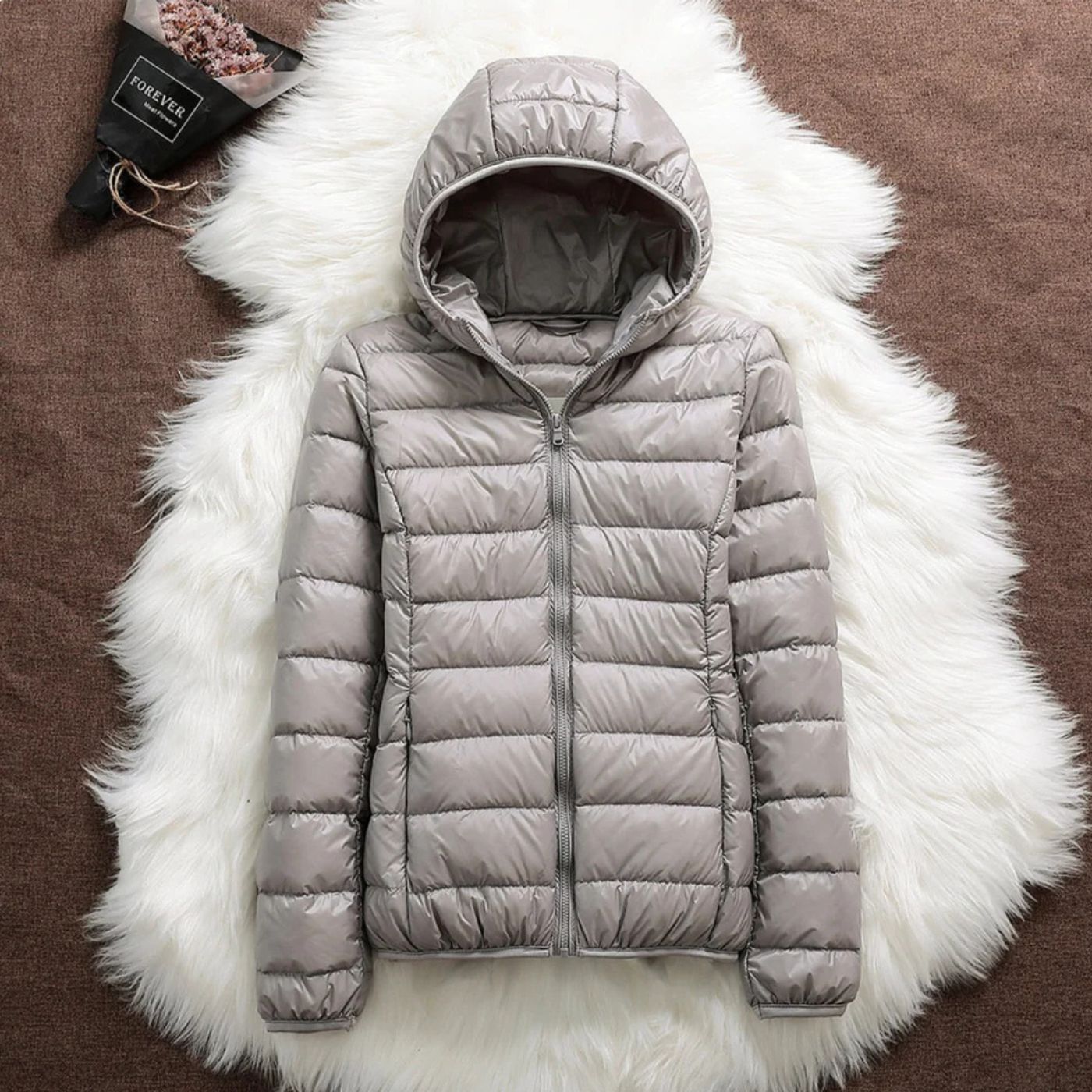 Floryn | Blush Glow Puffer Jacket
