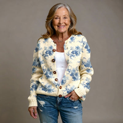 Lianne | Floral Art Cardigan