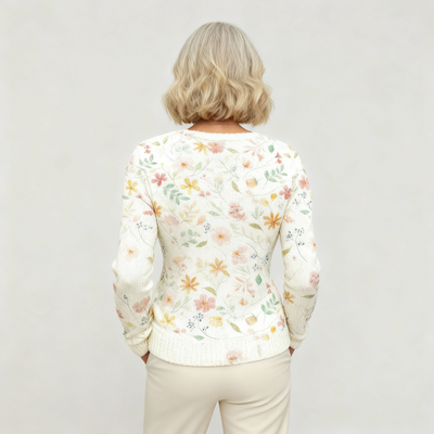 Grace | Flowers Print Cardigan